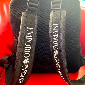 Emporio Armani leather backpack